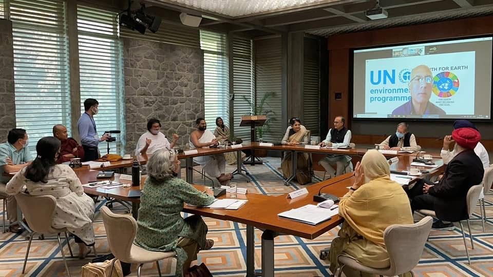 Maharaj Ji speaking at UN Environment Programme Faith for Earth roundtable
